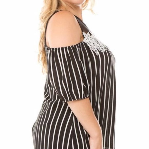 URBANE BELLE Cut Shoulder top - Launch Edit - Picture 2 of 6